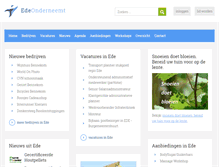 Tablet Screenshot of edeonderneemt.nl